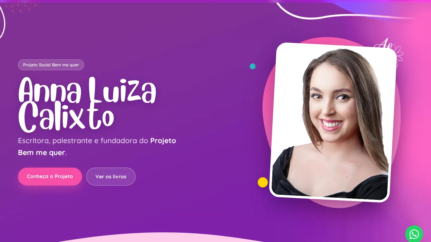 Anna Luiza Calixto Palestrante